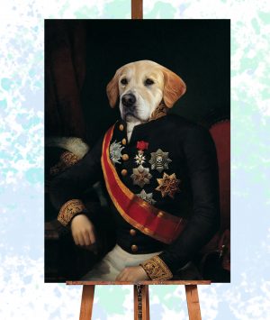Commander Royal Pet Portrait