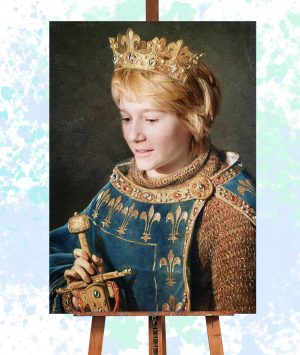 King Royal Baby Portrait