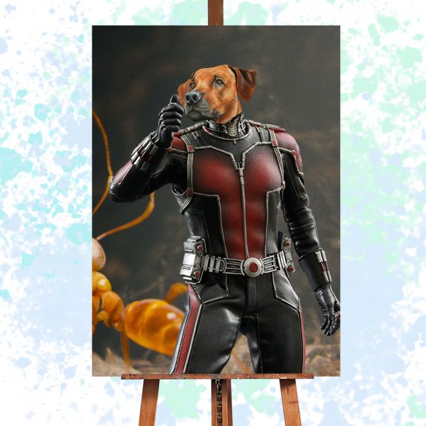 Antman Super Hero Pet Portrait