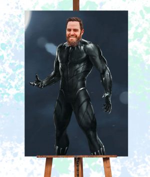 Blackpanther Super Hero Adult Portrait