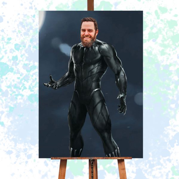 Blackpanther Super Hero Adult Portrait