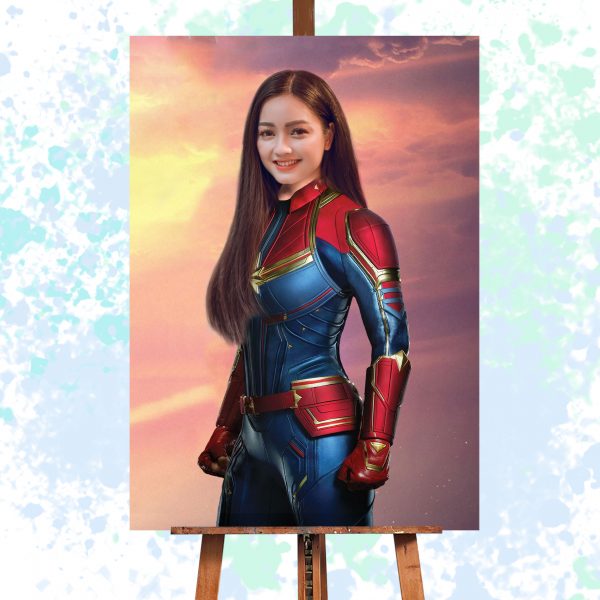 Captain Marvel Super Hero Adult Portrait