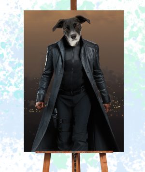 Fury Movie Pet Portrait
