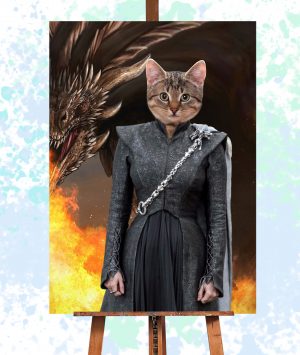 Mother Of Dragon Movie Pet Portrait