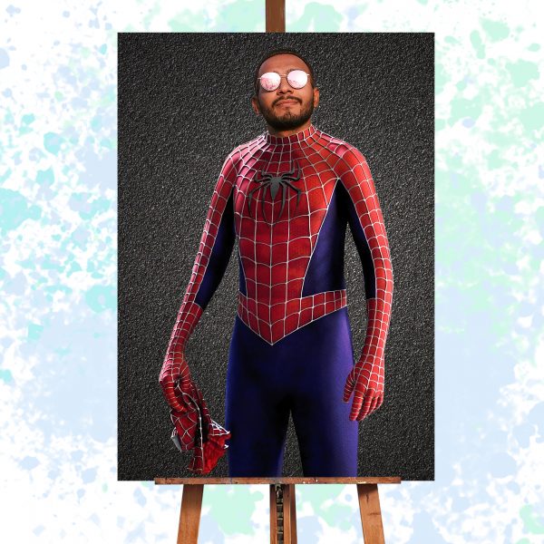 Spiderman Super Hero Adult Portrait