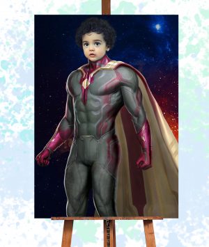 Vision Super Hero Baby Portrait