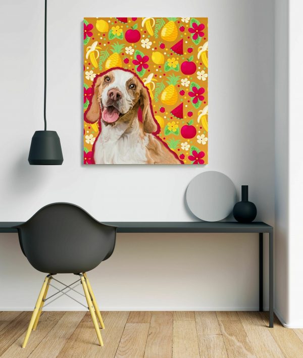 Table Canvas Pet Pop Art Portraits